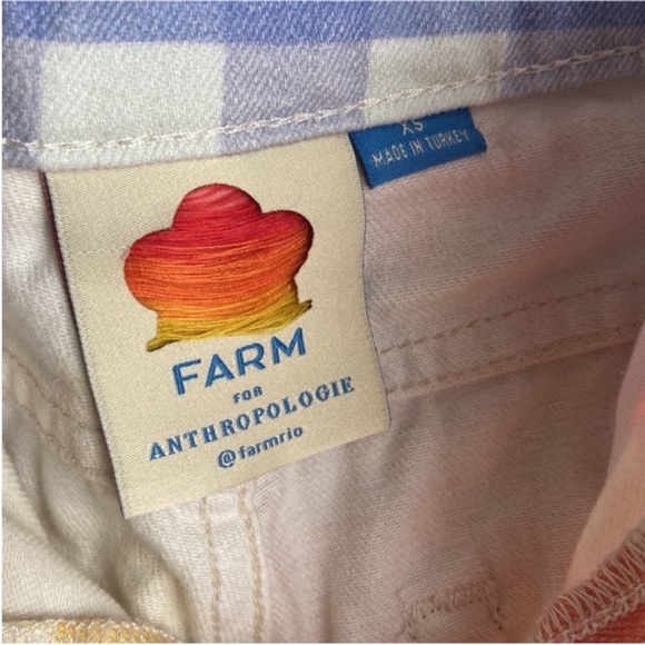 Farm Rio x Anthropologie Multicolored Gingham Shorts - Picture 6 of 10